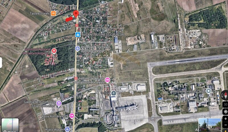 Otopeni, langa aeroport teren 2.500 mp, ideal rent-a-car / parc auto